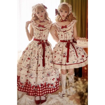 Urtto Apple Tea Skirt JSK and Set(Reservation/2 Colours/Full Payment Without Shipping)